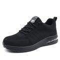 Men's Safety Shoes with Steel Toe, Lightweight & Slip-Resistant