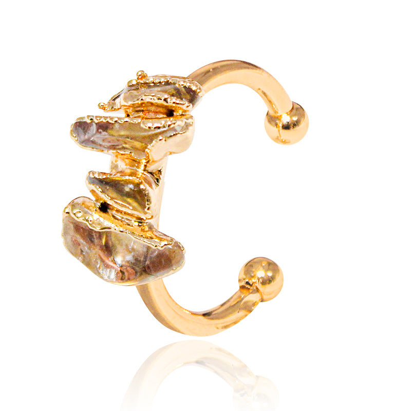 Natural Crystal Ring for Women's Fashion