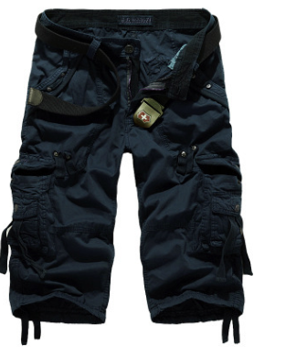 Men's Loose Fit Cargo Shorts with Multiple Pockets