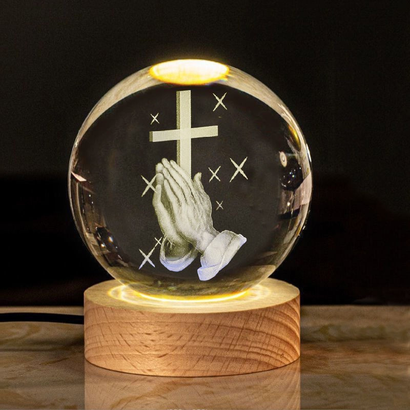 Luminous Crystal Office Display